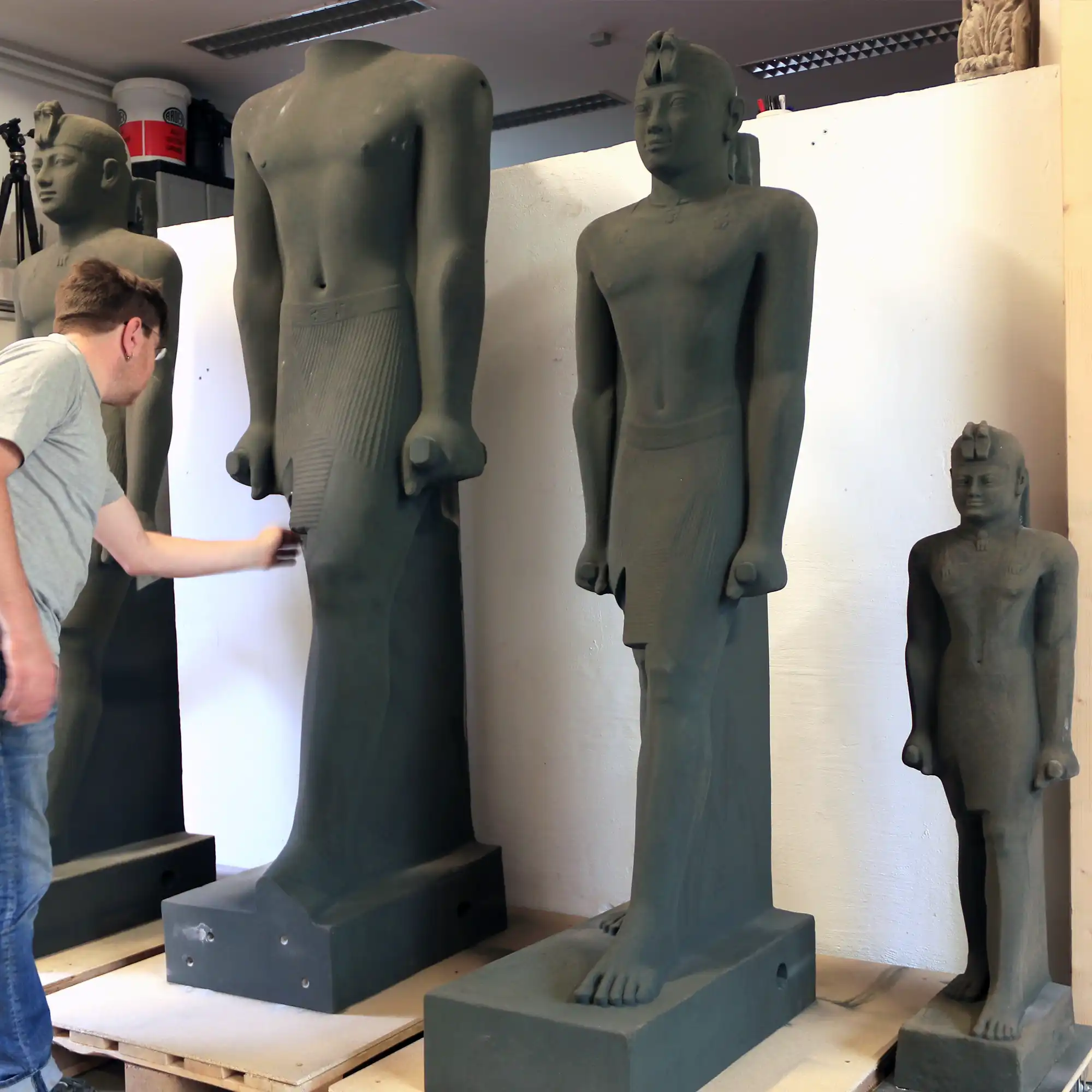 3D-Druck von 7 Skulpturen für den Louvre Paris
