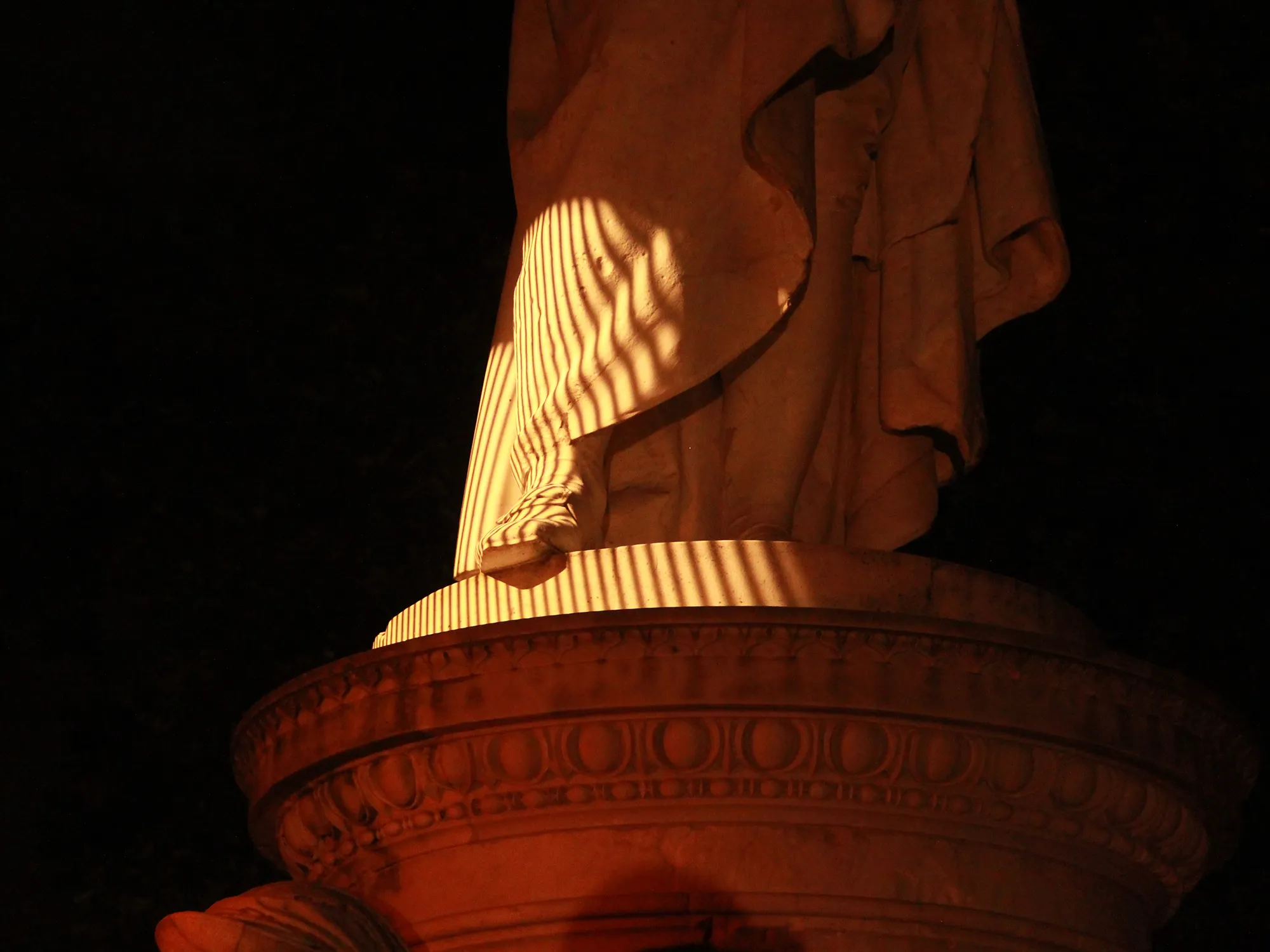 Goethe-Denkmal - Streiflichtscannen