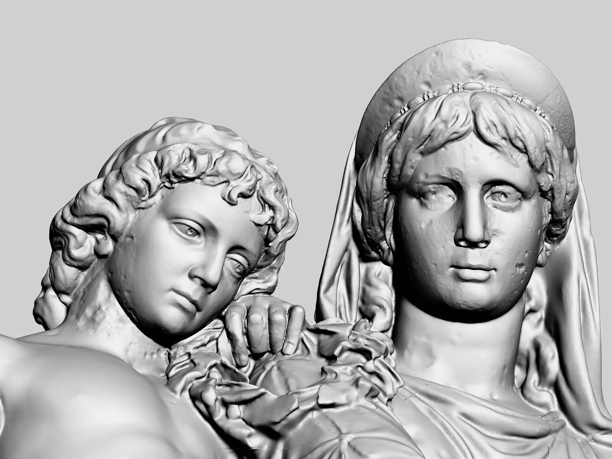 Goethe-Denkmal - Ausgabe von Teilmodellen