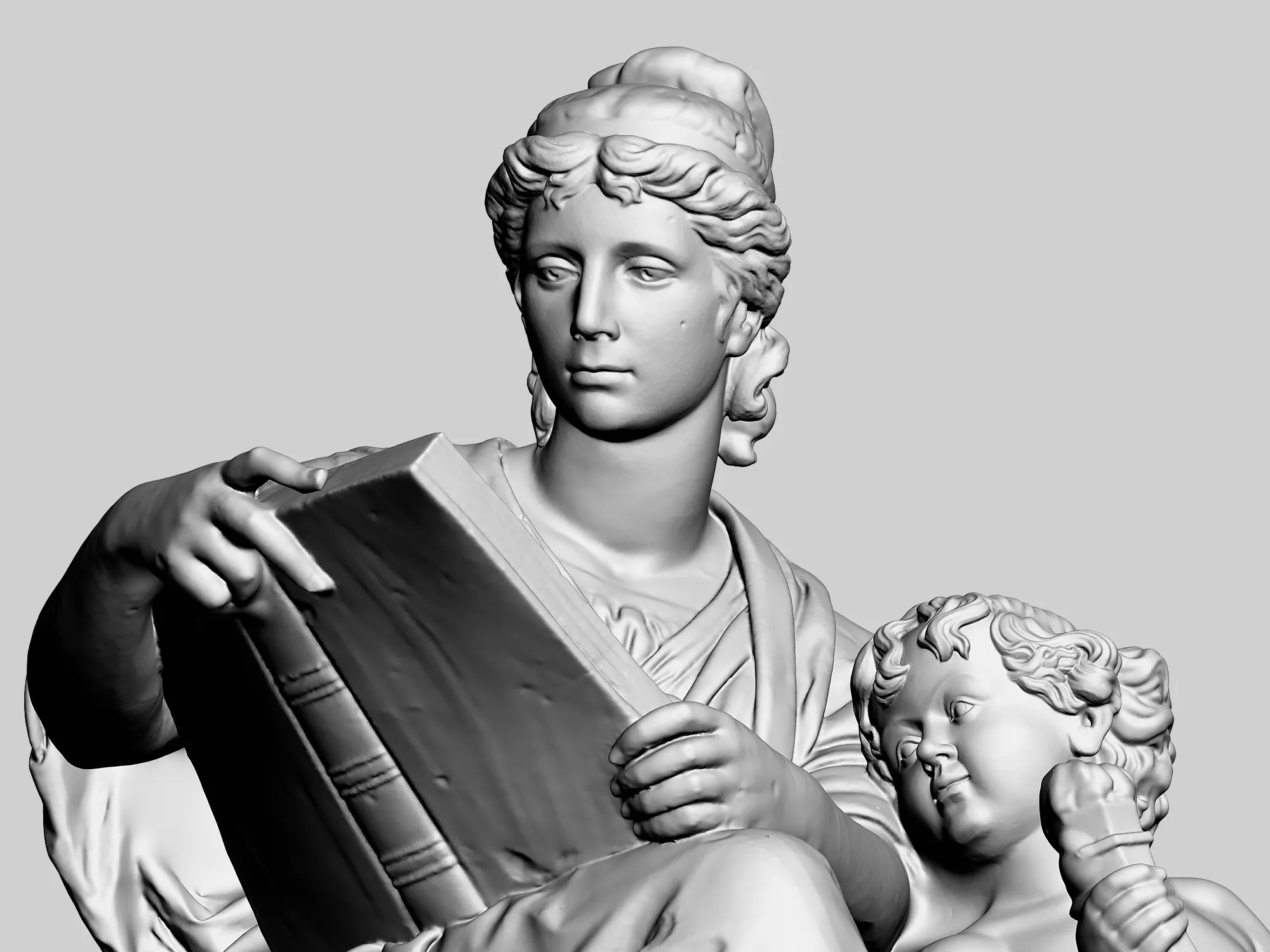 Goethe-Denkmal - Ausgabe von Teilmodellen