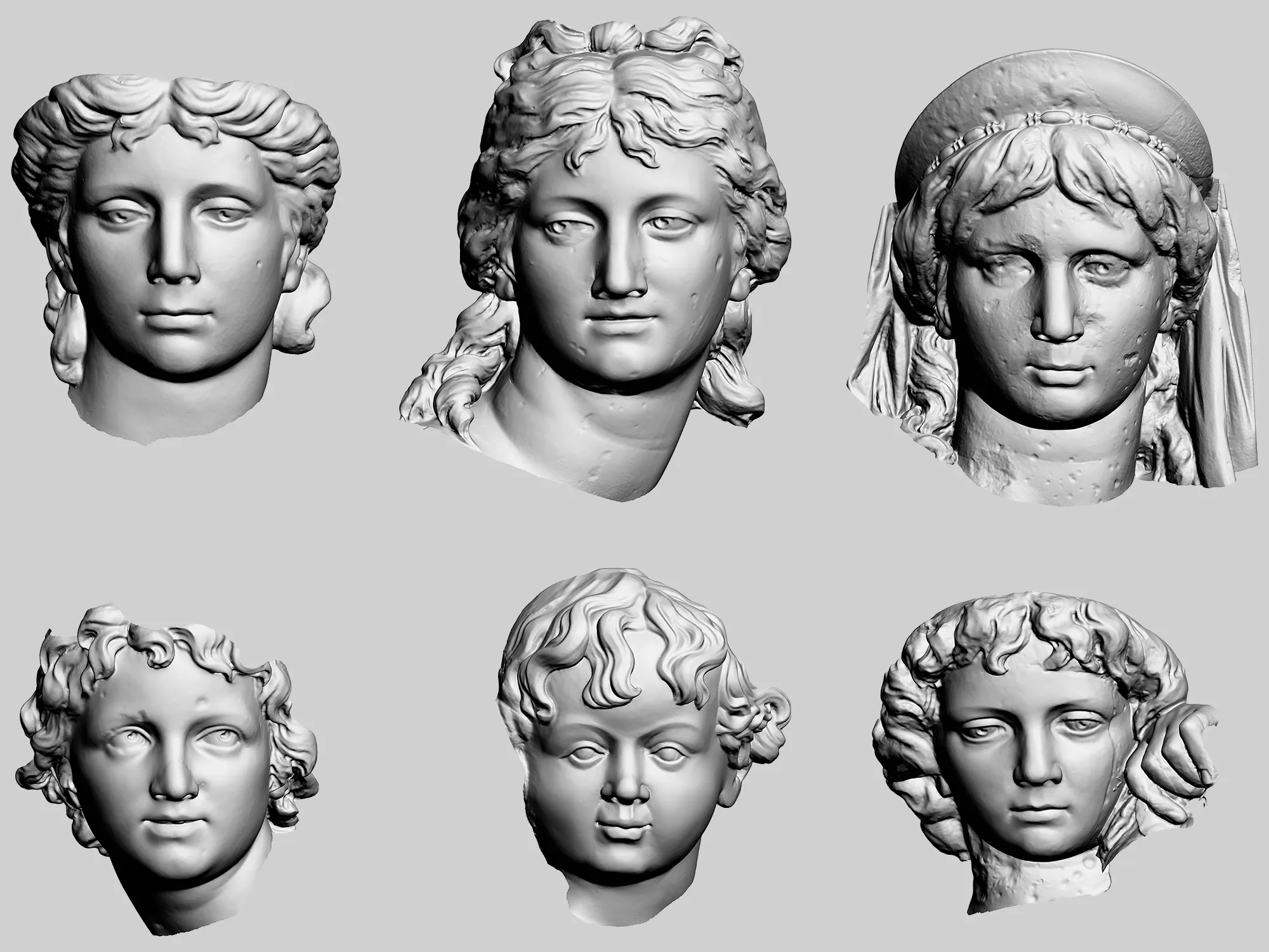 Goethe-Denkmal - Ausgabe von 3D-Teilmodellen