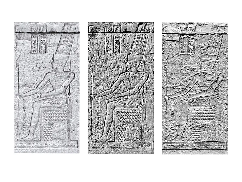 Amuntempel-Naga - Ausgabe verschiedener Visualisierungen