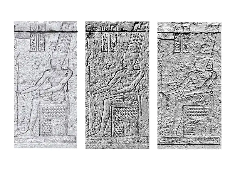 Amuntempel-Naga - Ausgabe verschiedener Visualisierungen