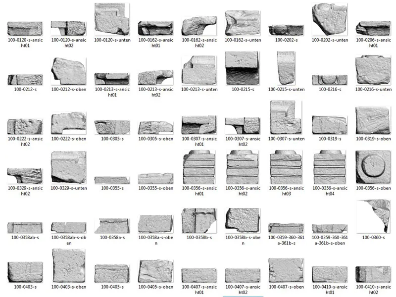 Amuntempel-Naga - systematische 3D-Erfassung aller Architekurblöcke