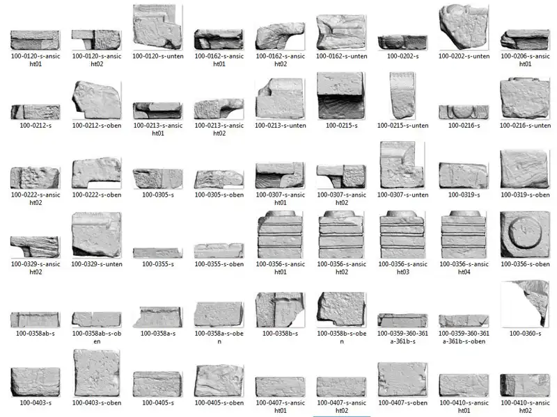 Amuntempel-Naga - systematische 3D-Erfassung aller Architekurblöcke