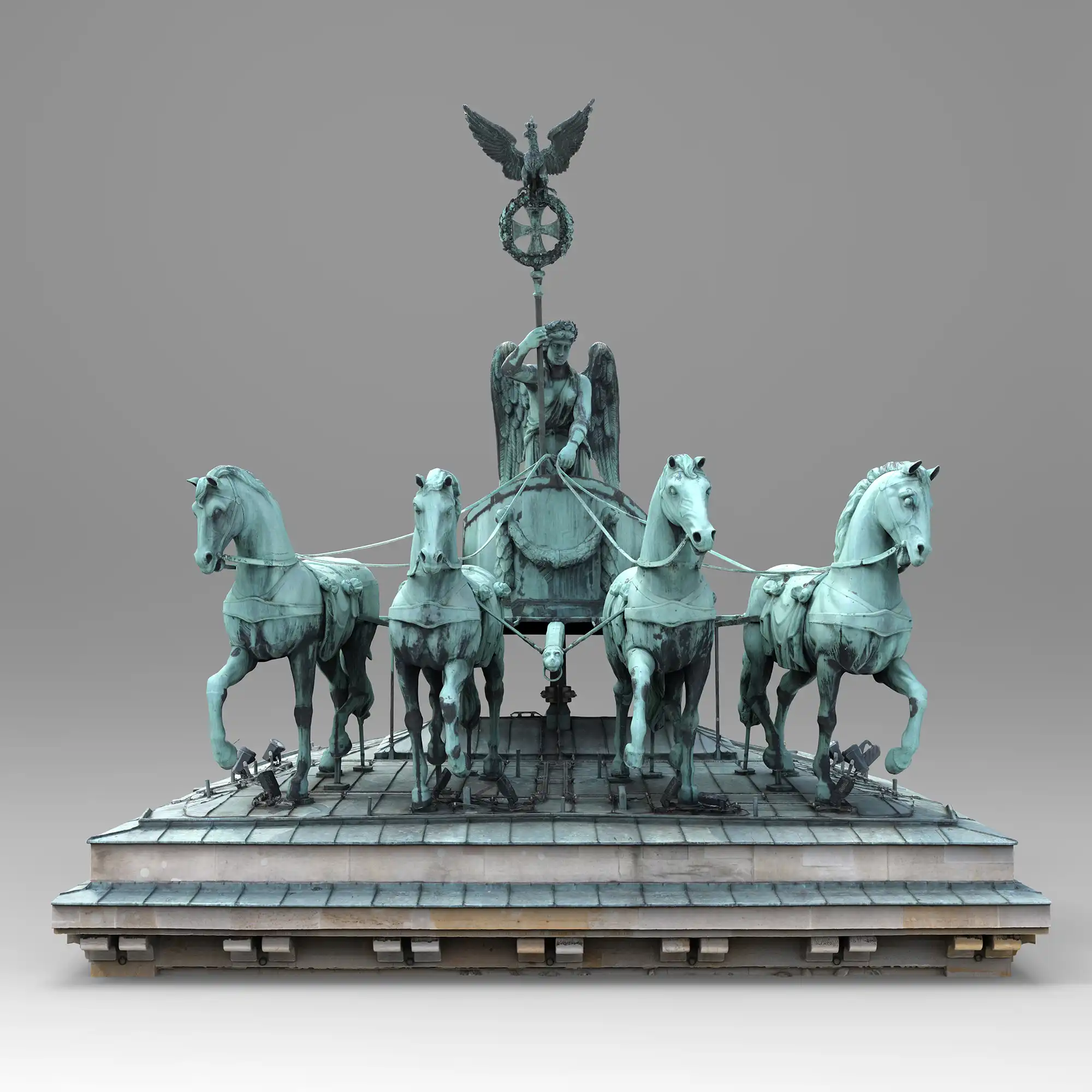 Brandenburger Tor - fotorealistisches 3D-Modell der Quadriga