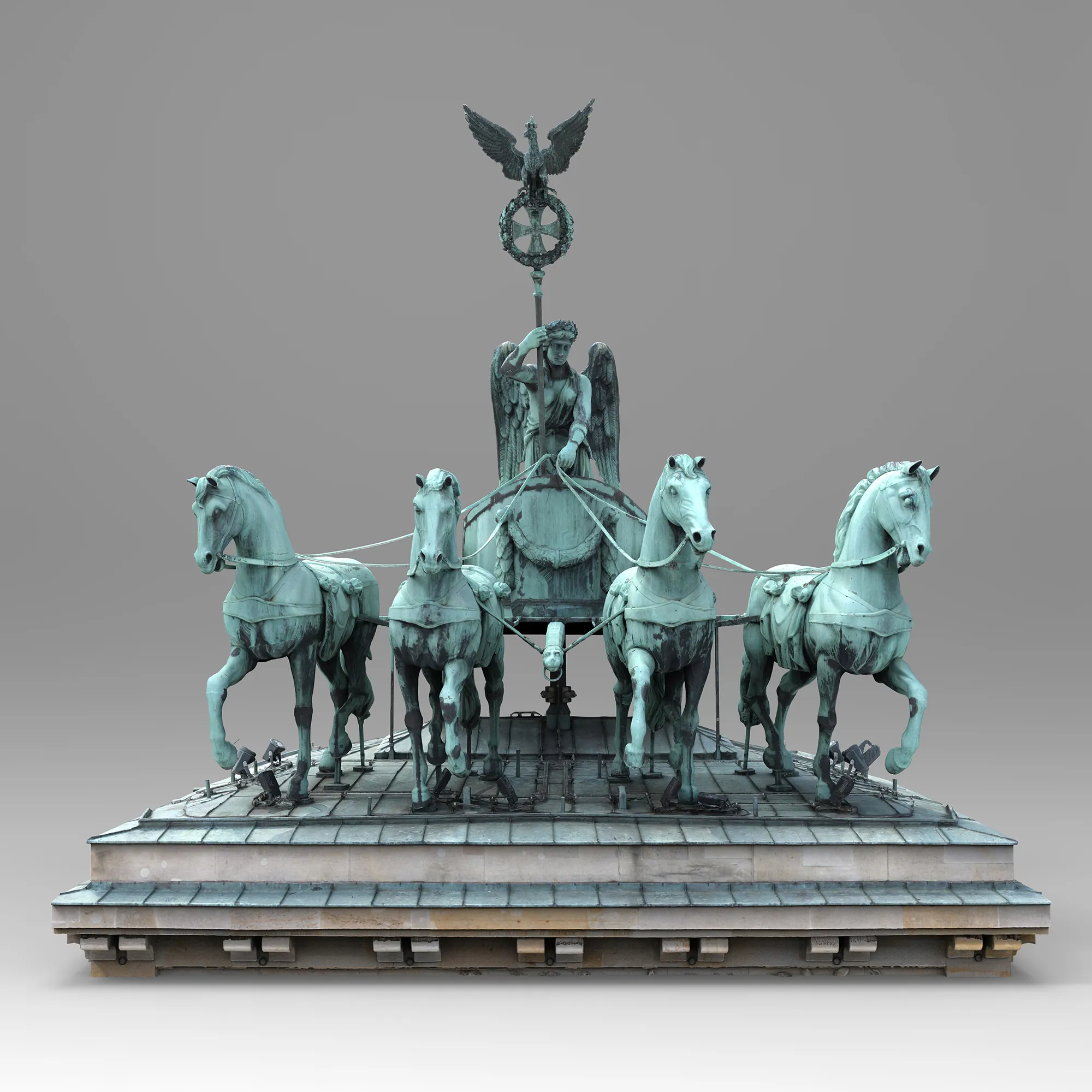Brandenburger Tor - fotorealistisches 3D-Modell der Quadriga