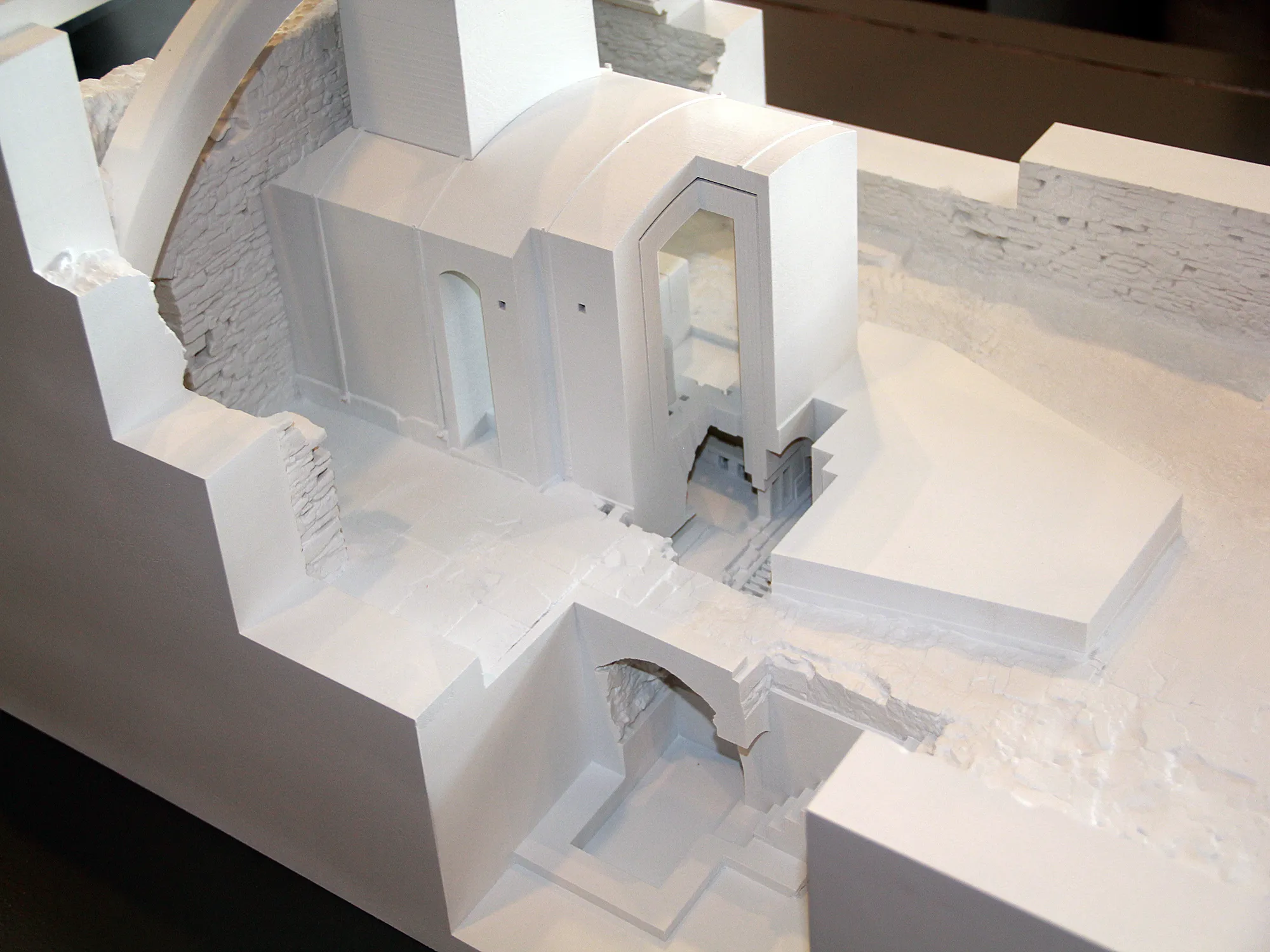 Porzellanbrennöfen im Fürstenberger Schloss - 3D-Druck des Ausstellungsmodelles