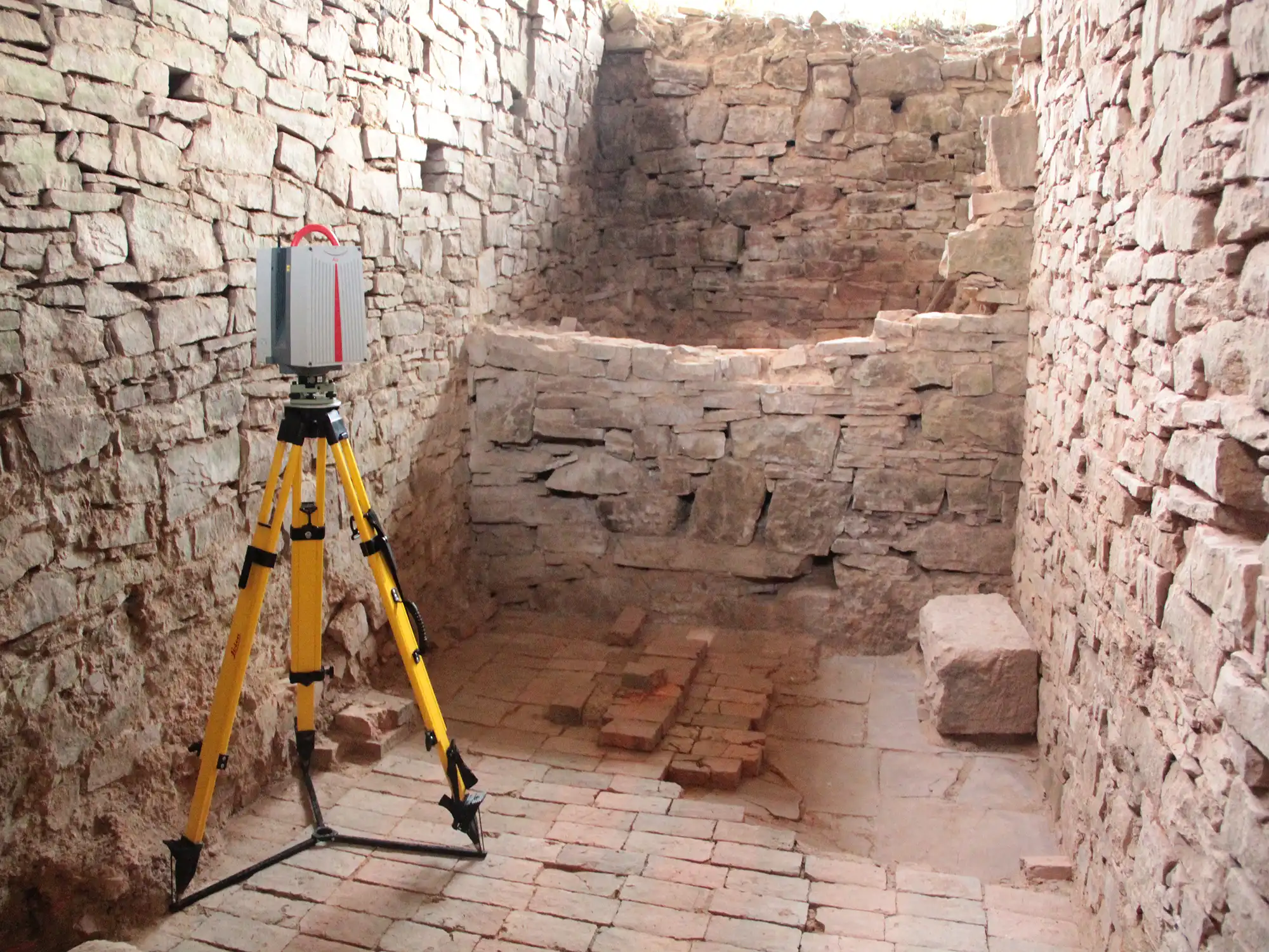Porzellanbrennöfen im Fürstenberger Schloss - vollständige Erfassung mittels Laserscanner
