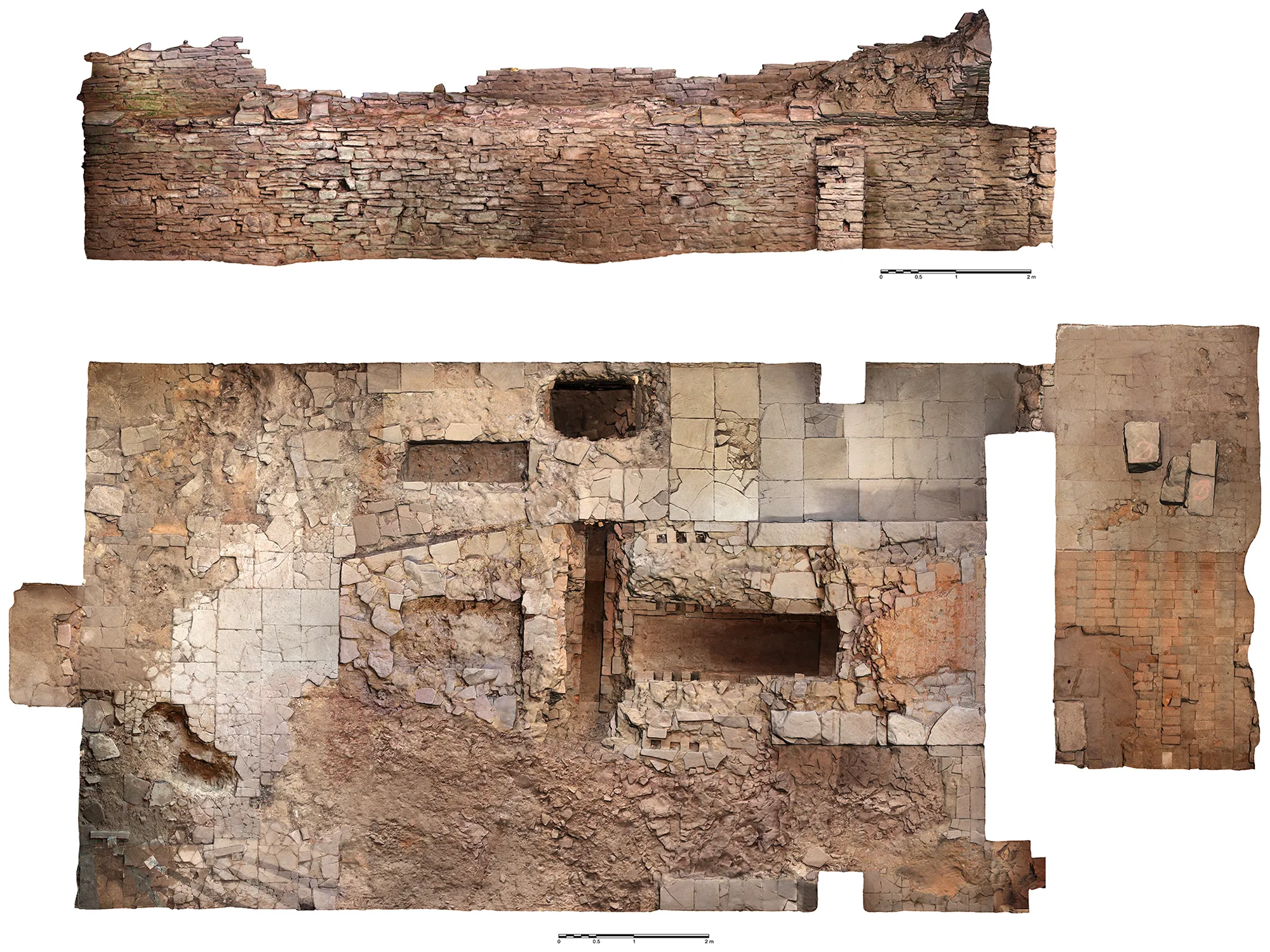 Porzellanbrennöfen im Fürstenberger Schloss - Ausgabe von fotorealistischen Plandaten