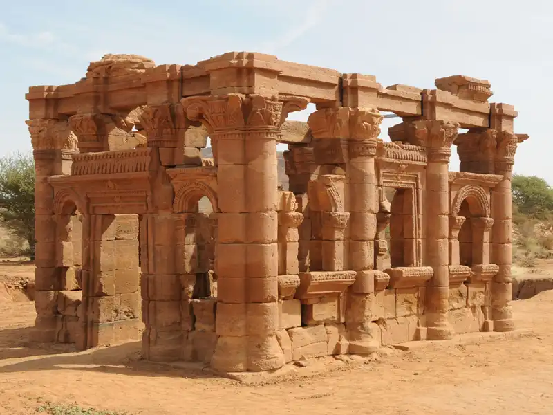 Naga - Hathorkapelle (Sudan) - die Hathorkapelle nach der Restaurierung