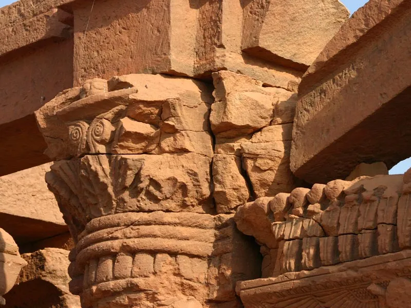 Naga - Hathorkapelle (Sudan) - Zustand vor der Restaurierung