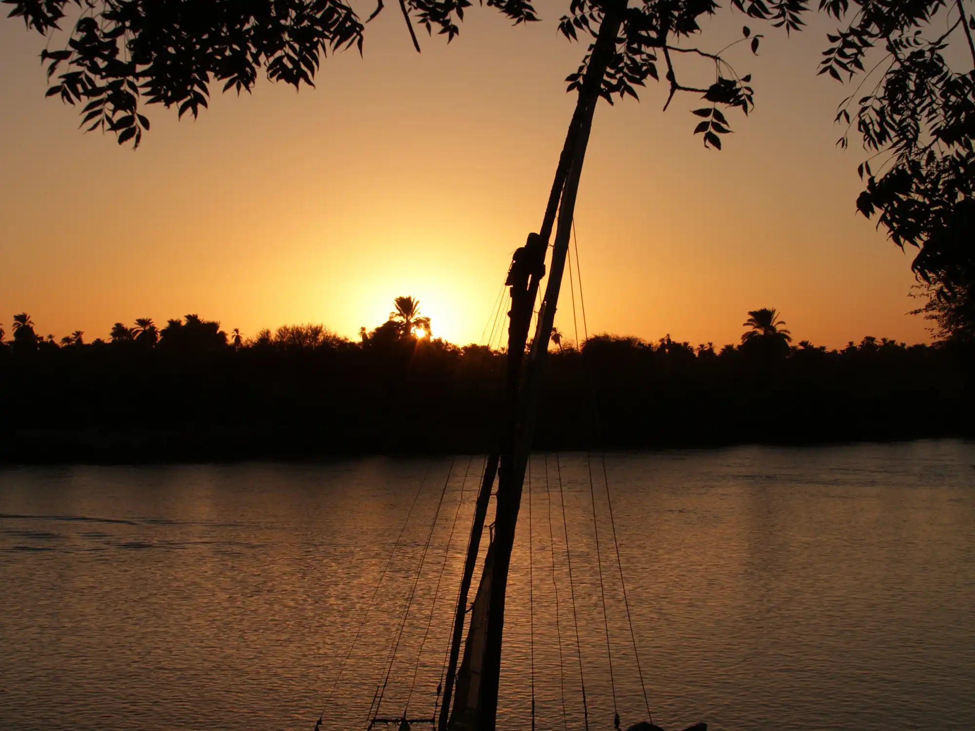 Kerma-Sudan - Abendstimmung am Nil