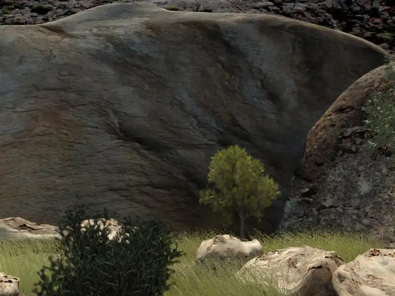 Felsmalerei Latmosgebirge - Grafik aus Animation