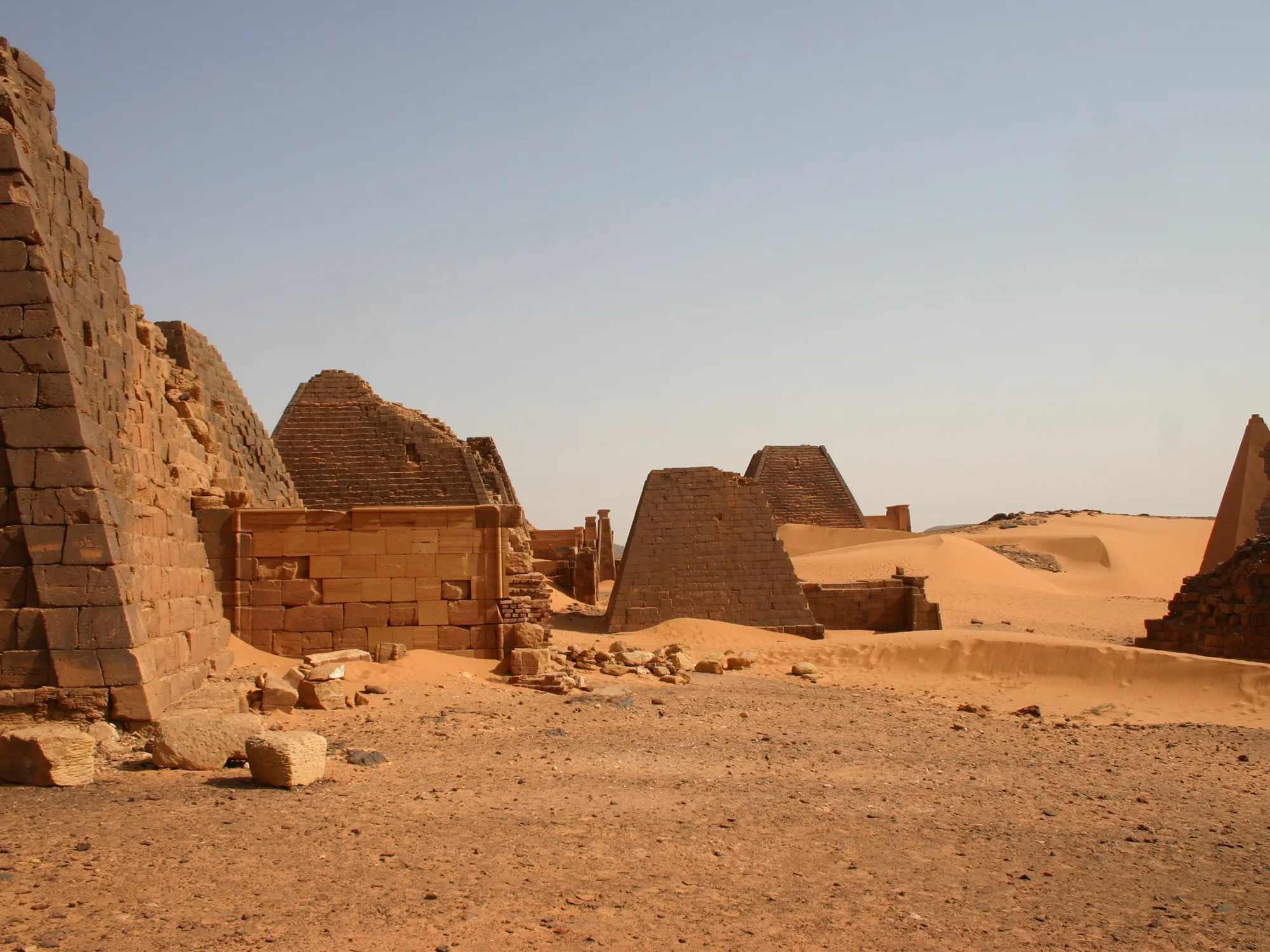 Meroe (Sudan) - Pyramiden von Meroe im Sudan