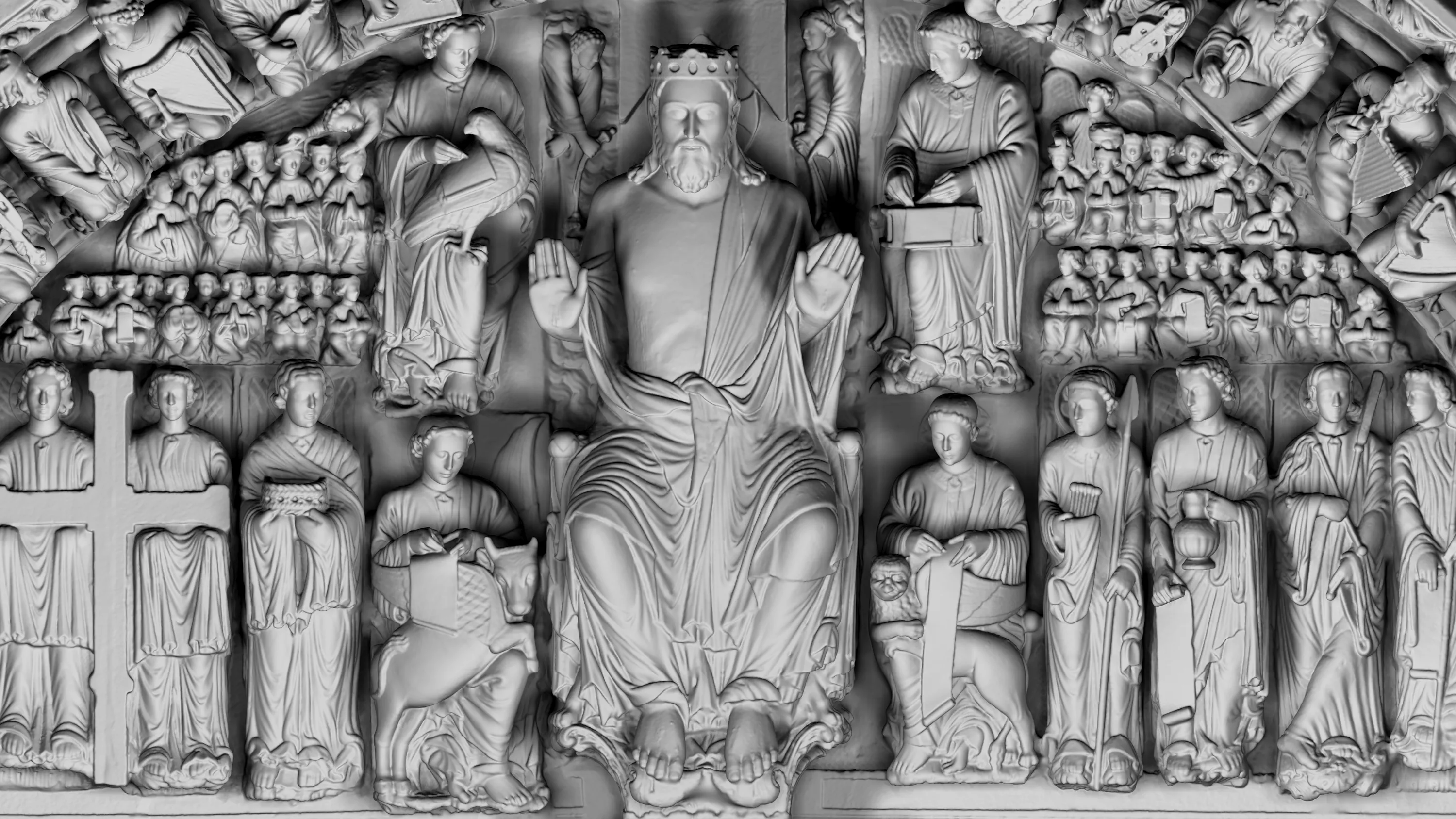 Portico de la Gloria (Spanien)-19