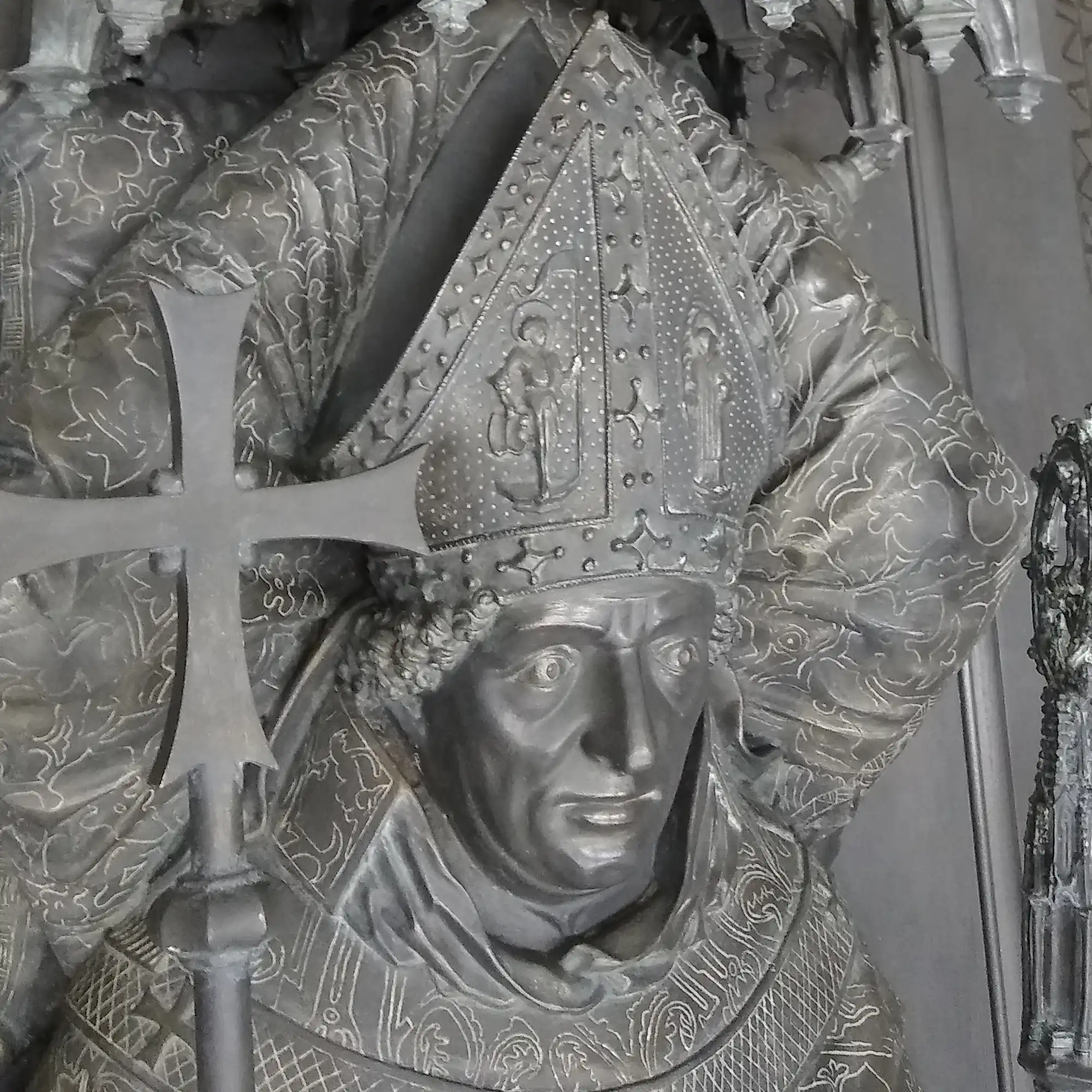 Ausstellungsmodell der Grabplatte "Ernst von Sachsen"